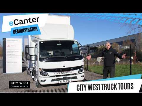 eCanter - It&#039;s here! Our all electric FUSO eCanter is at Avonmouth