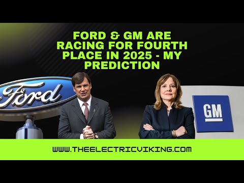 Ford &amp; GM are RACING for fourth place in 2025 - my prediction