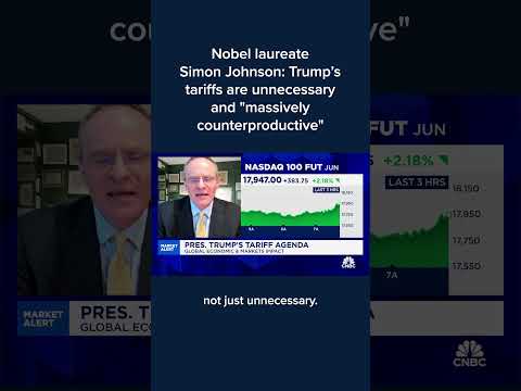 Nobel laureate Simon Johnson: Trump&#039;s tariffs are unnecessary and &#039;massively counterproductive&#039;
