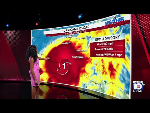 Hurricane Oscar impacts Cuba