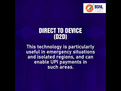 #BSNL introduces Direct to Device (D2D) service