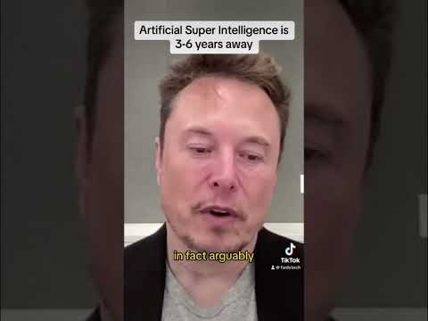 Artificial Super Intelligence is 3-6 years away #elonmusk #ai #interview