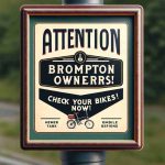 Attention Brompton Owners! Check Your Bikes Now