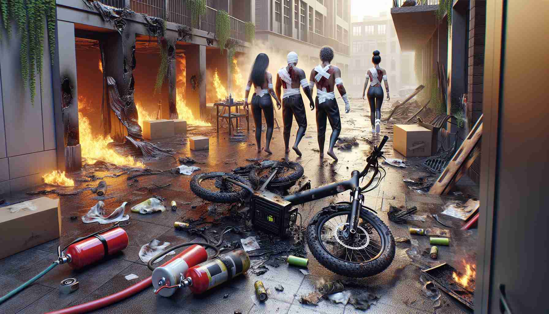 Shocking Fire Injures Four: E-Bike Battery Risks Exposed Shocking Fire Injures Four: E-Bike Battery Risks Exposed
