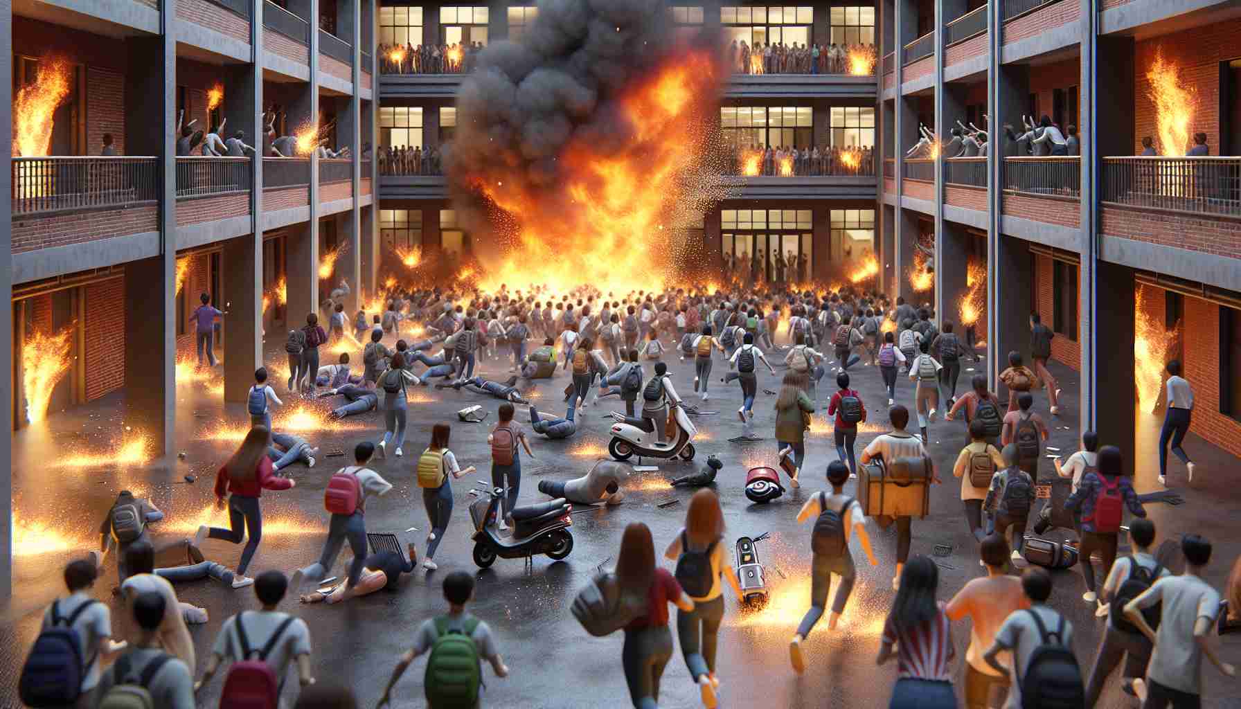 Fire Erupts in UMass Lowell Dorm! Students Flee as Scooter Battery Sparks Chaos Fire Erupts in UMass Lowell Dorm! Students Flee as Scooter Battery Sparks Chaos