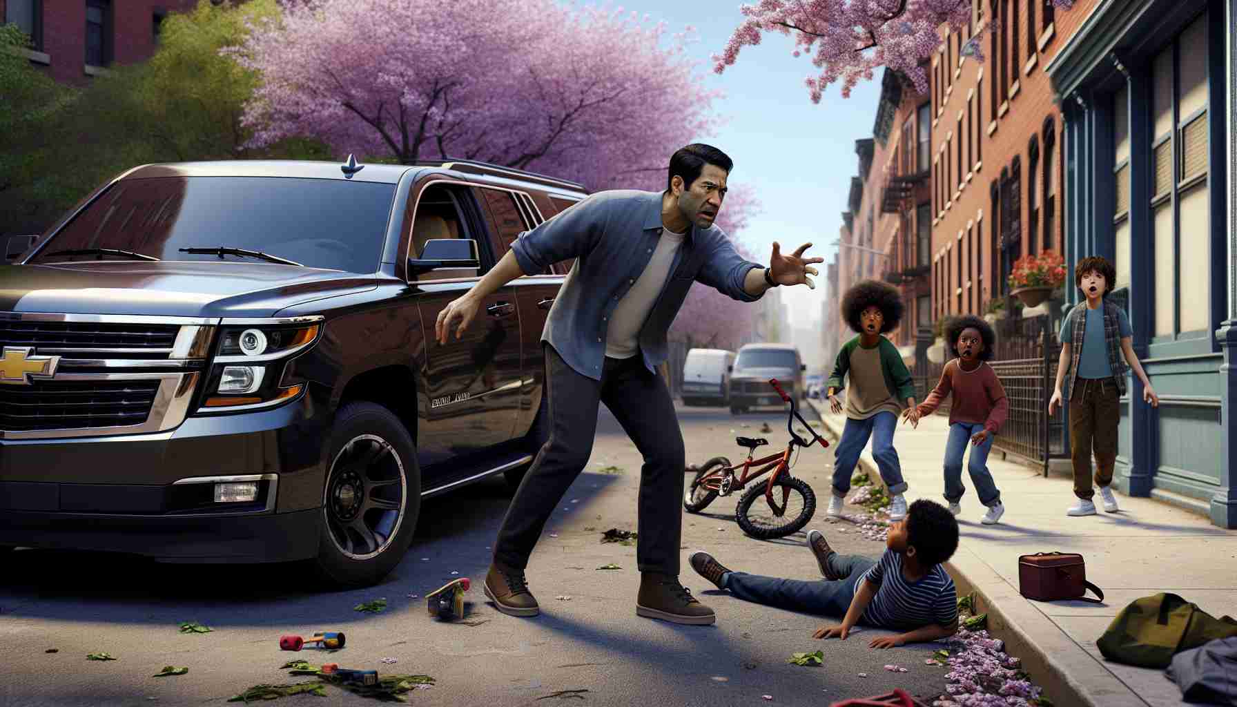 Shocking Act of Aggression: Man Threatens Kids with SUV Shocking Act of Aggression: Man Threatens Kids with SUV