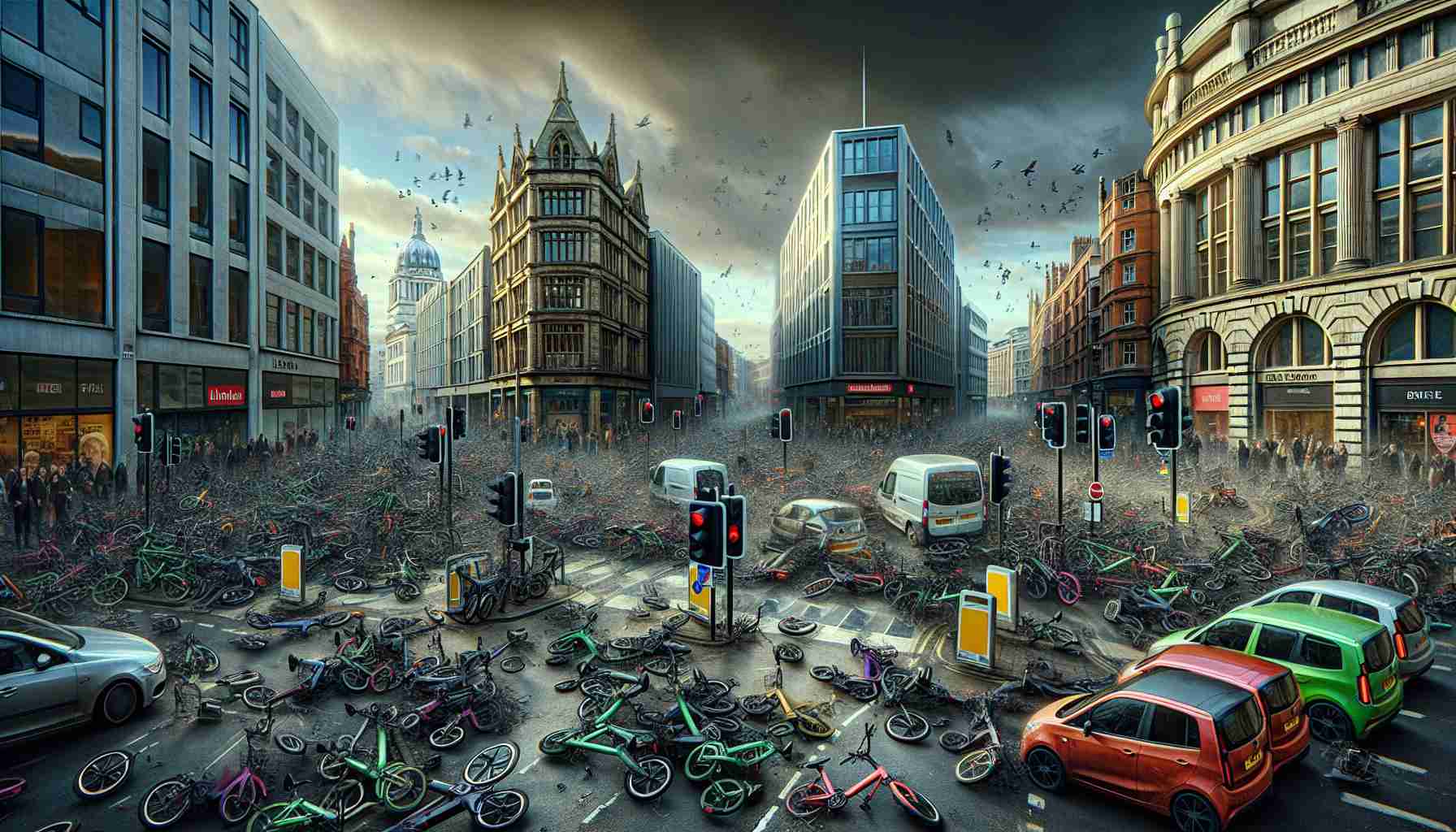 A Shocking Incident in Nottingham! E-Bike Chaos Unleashed A Shocking Incident in Nottingham! E-Bike Chaos Unleashed