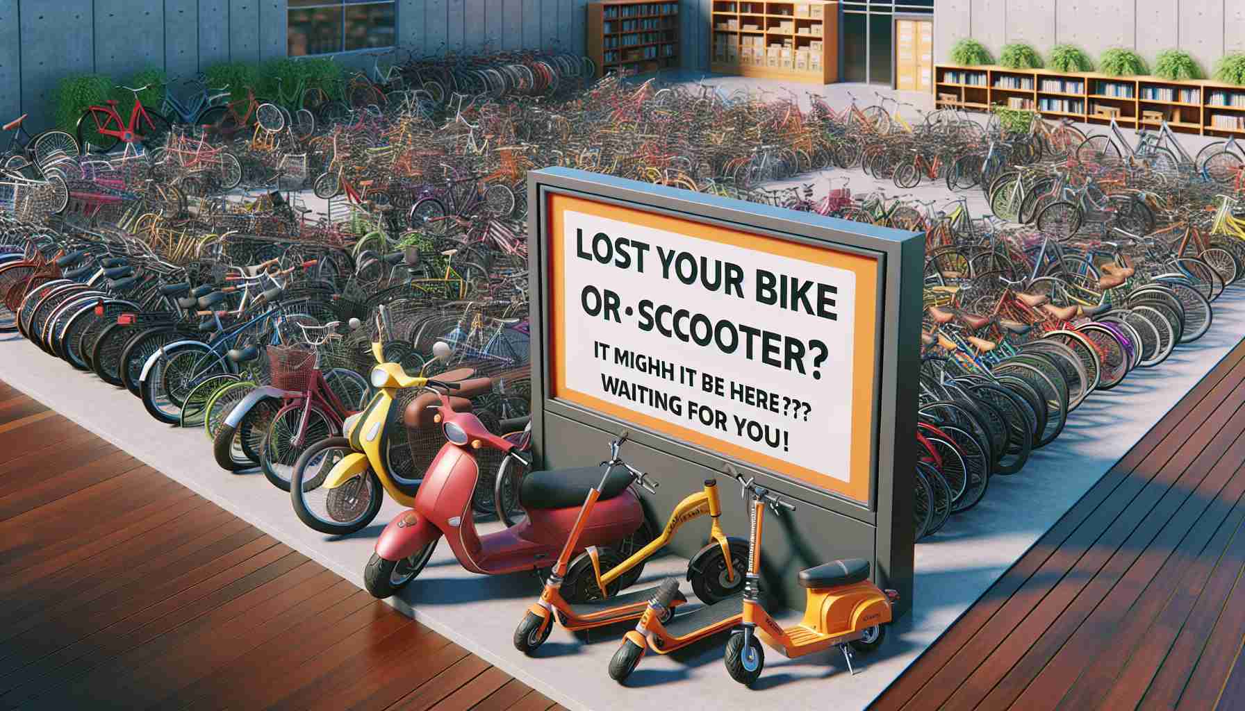 Lost Your Bike or Scooter? It Might Be Here Waiting for You Lost Your Bike or Scooter? It Might Be Here Waiting for You