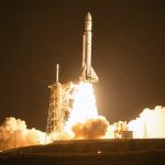 Witness the Cosmic Symphony: SpaceX Rocket Launch Illuminates the Night Sky