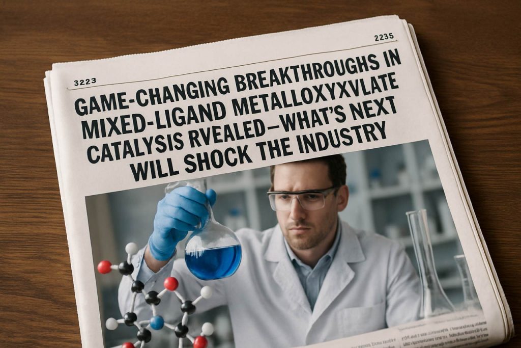 2025’s Game-Changing Breakthroughs in Mixed-Ligand Metalloxylate Catalysis Revealed—What’s Next Will Shock the Industry 2025’s Game-Changing Breakthroughs in Mixed-Ligand Metalloxylate Catalysis Revealed—What’s Next Will Shock the Industry