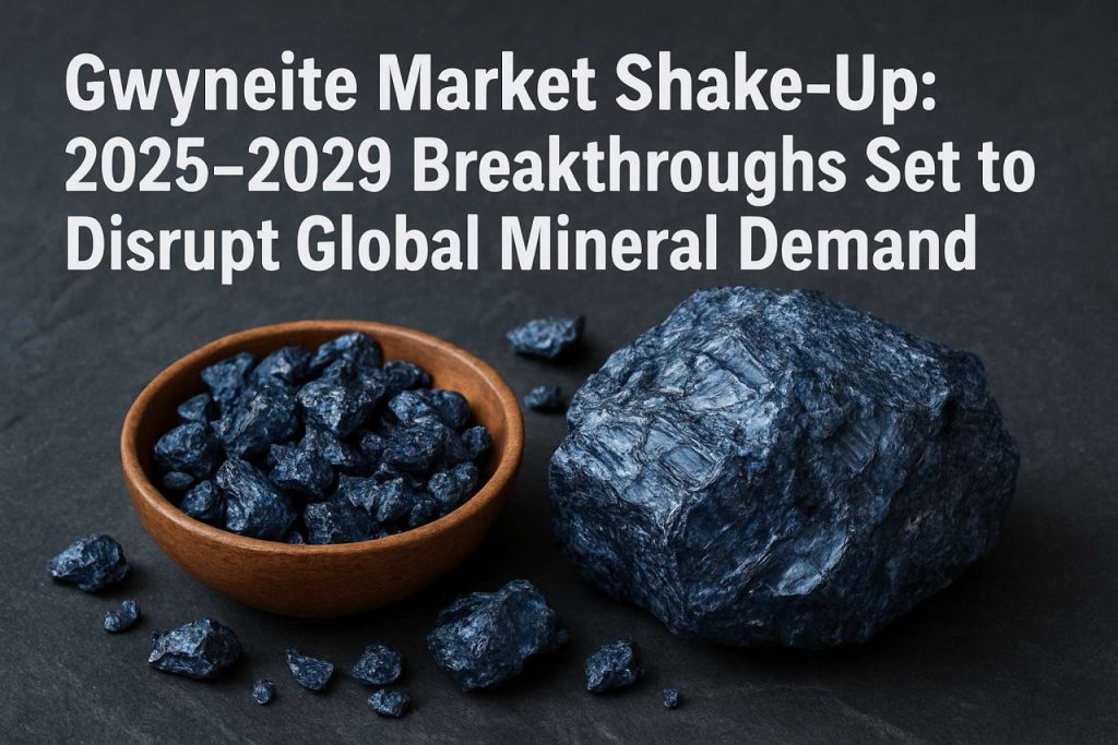 Gywneite Market Shake-Up: 2025–2029 Breakthroughs Set to Disrupt Global Mineral Demand Gywneite Market Shake-Up: 2025–2029 Breakthroughs Set to Disrupt Global Mineral Demand