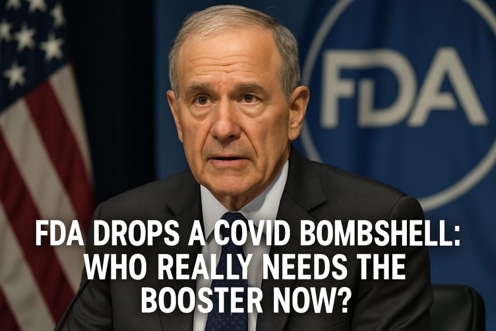 FDA Drops a COVID Bombshell: Who Really Needs the Booster Now? FDA Drops a COVID Bombshell: Who Really Needs the Booster Now?