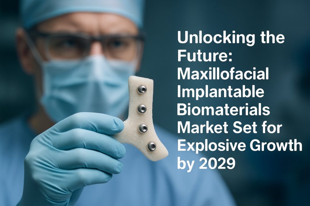 Unlocking the Future: Maxillofacial Implantable Biomaterials Market Set for Explosive Growth by 2029 (2025) Unlocking the Future: Maxillofacial Implantable Biomaterials Market Set for Explosive Growth by 2029 (2025)