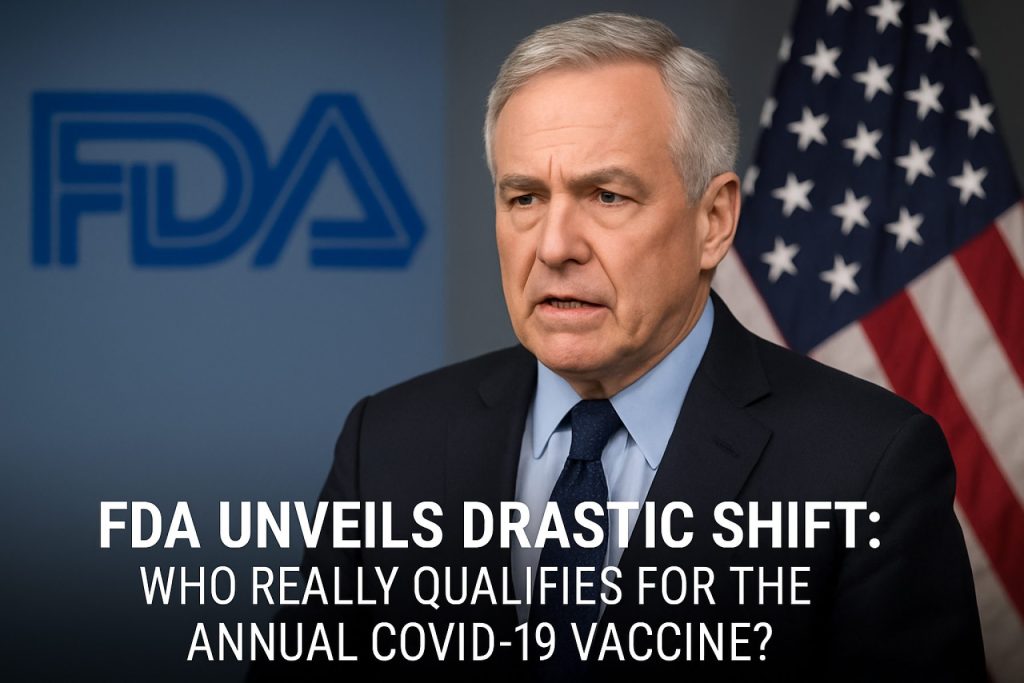 FDA Unveils Drastic Shift: Who Really Qualifies for the Annual COVID-19 Vaccine? FDA Unveils Drastic Shift: Who Really Qualifies for the Annual COVID-19 Vaccine?