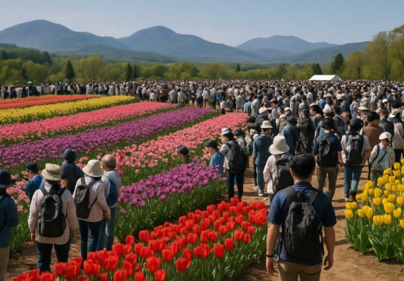 What Thousands Gathered to See Blooms and Brighter Futures in Hokkaido
