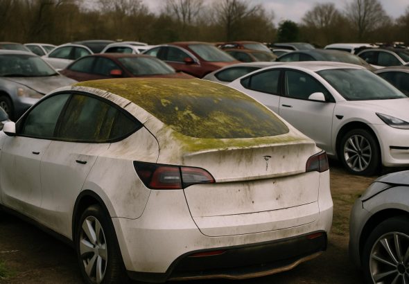 This Untold EV Crisis Is Leaving Brand New Cars Rotting in Australian Scrap Yards