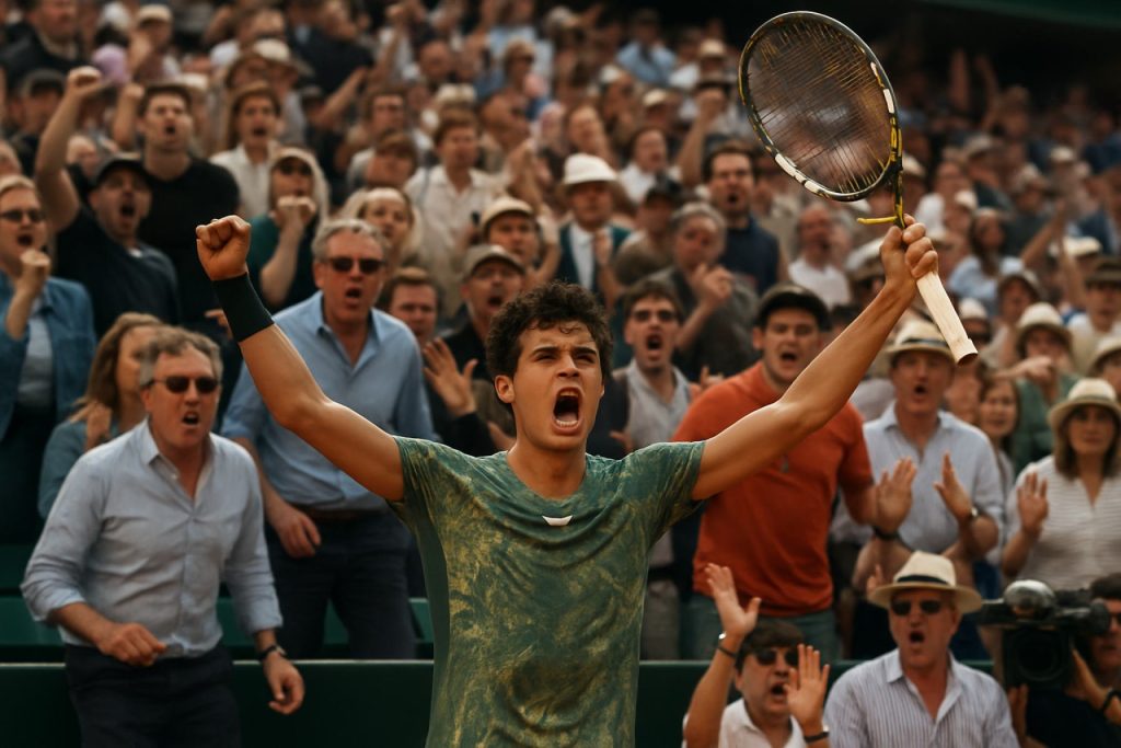 The Electrifying Scene That Shook Roland Garros: Fans, Chaos, and a Rising Tennis Star The Electrifying Scene That Shook Roland Garros: Fans, Chaos, and a Rising Tennis Star