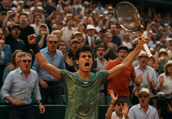 The Electrifying Scene That Shook Roland Garros: Fans, Chaos, and a Rising Tennis Star