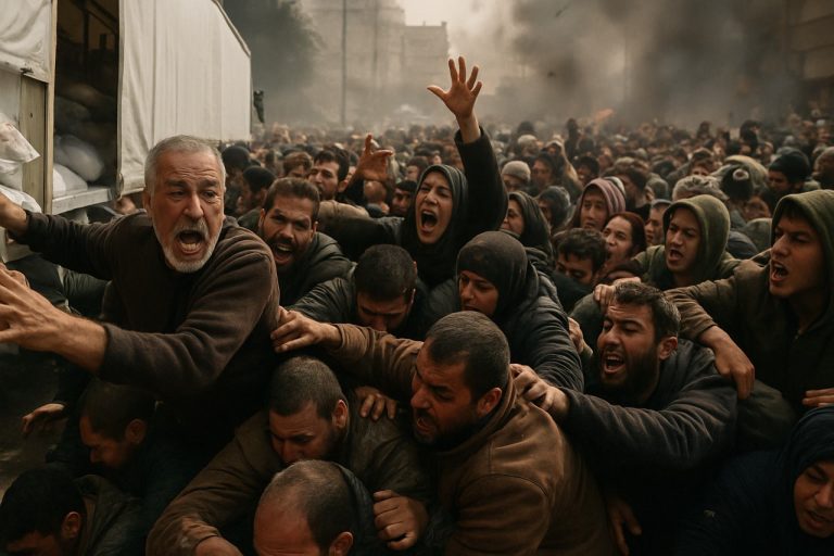 Chaos Erupts at Gaza’s New Aid Center as Desperation Reaches Breaking Point