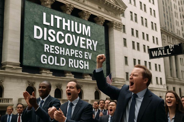 Wall Street Roars as a Rare Lithium Discovery Reshapes the Electric Vehicle Gold Rush
