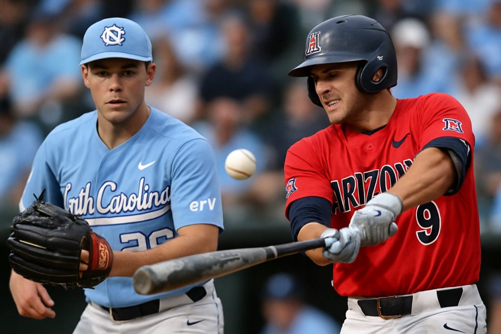 North Carolina vs. Arizona: Super Regional Clash Set to Shake Up the 2025 NCAA Baseball Tournament North Carolina vs. Arizona: Super Regional Clash Set to Shake Up the 2025 NCAA Baseball Tournament