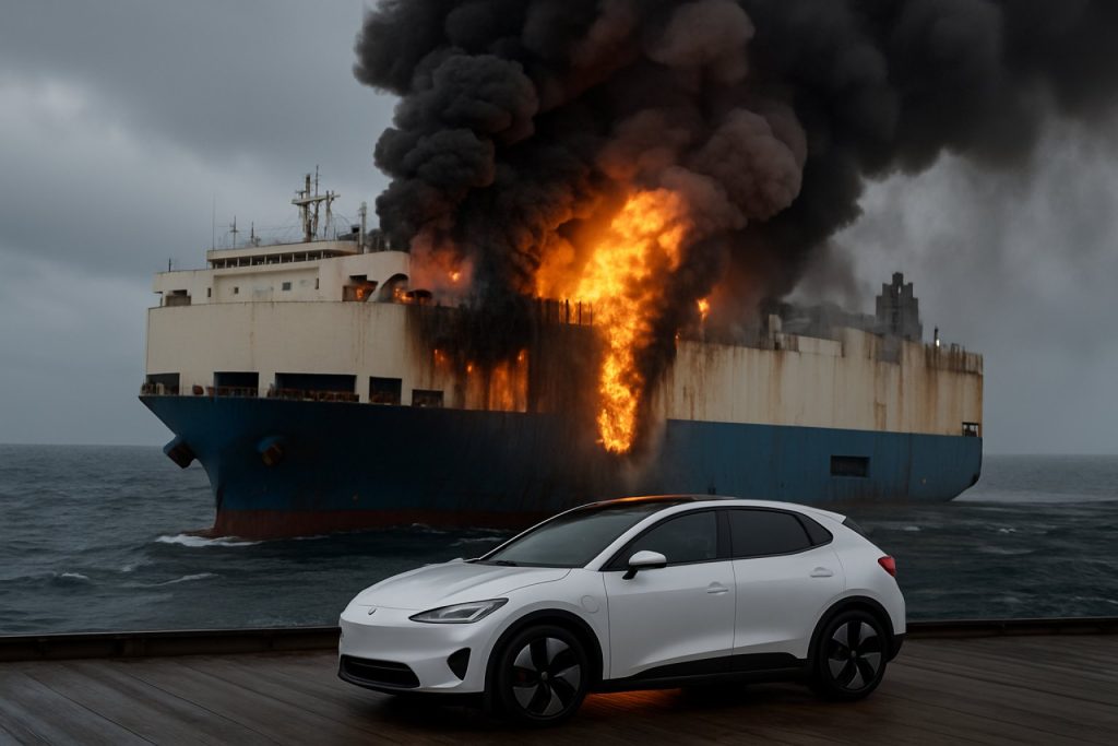 Fires on the High Seas: Why Electric Cars Are Raising Ocean Shipping Risks to Dangerous New Heights Fires on the High Seas: Why Electric Cars Are Raising Ocean Shipping Risks to Dangerous New Heights