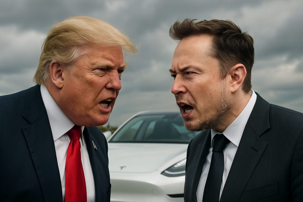 Trump vs. Musk: The Explosive Clash Shaking Up the Future of Electric Cars Trump vs. Musk: The Explosive Clash Shaking Up the Future of Electric Cars