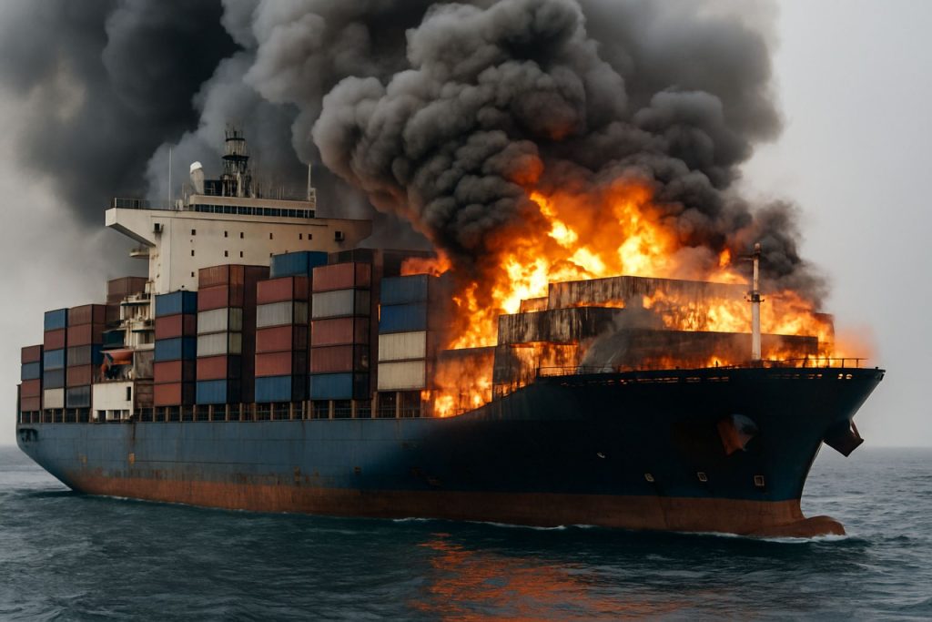Massive Cargo Ship Fire Sparks Urgent Debate Over Electric Vehicle Shipping Safety Massive Cargo Ship Fire Sparks Urgent Debate Over Electric Vehicle Shipping Safety