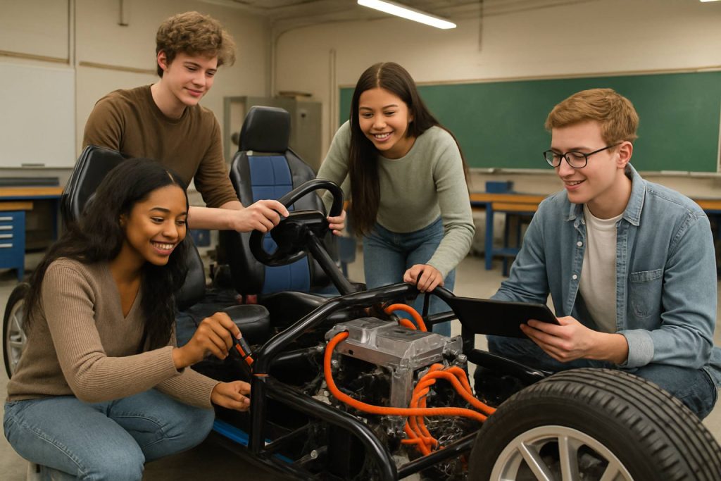 High School Students Drive Their Futures: Assembling Real Electric Cars in the Classroom High School Students Drive Their Futures: Assembling Real Electric Cars in the Classroom