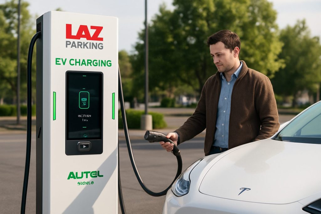 LAZ Parking Supercharges North America: 50,000 New EV Chargers Rolling Out With Epic Charging & Autel Energy LAZ Parking Supercharges North America: 50,000 New EV Chargers Rolling Out With Epic Charging & Autel Energy